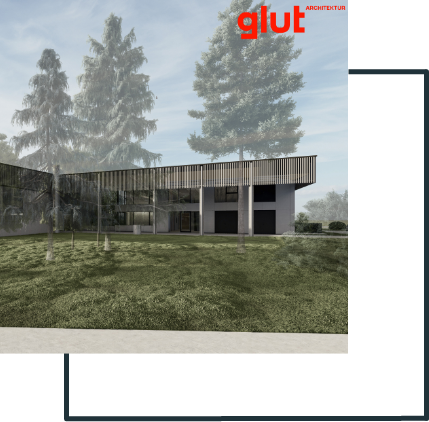 Architekturvisualisierug zukünftiges Bürogebäude Elsbethen